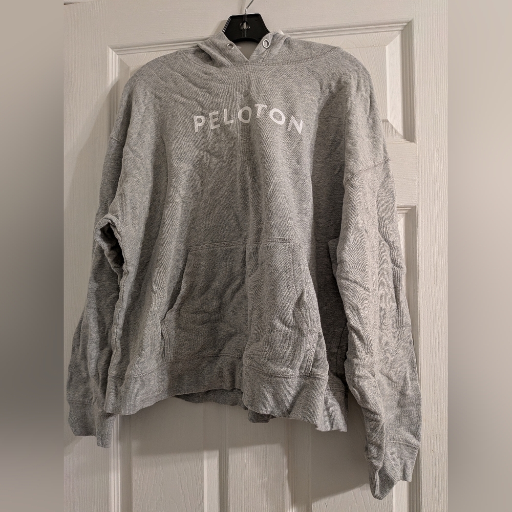 Peloton Light Gray Hoodie